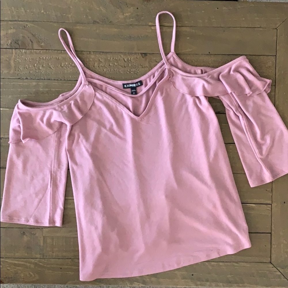NWOT Express Cold-Shoulder top